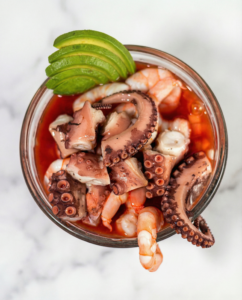 Coctel de Camarón y Pulpo
