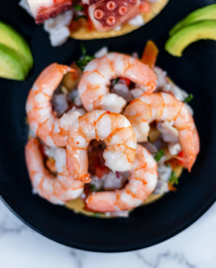 Tostada de Camarón