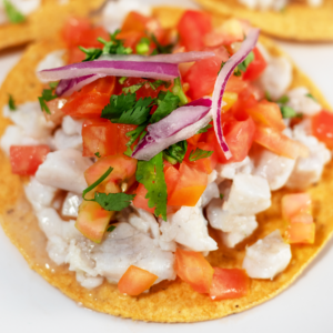 Tostada de Ceviche