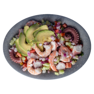 Botana de Pulpo y Camarón